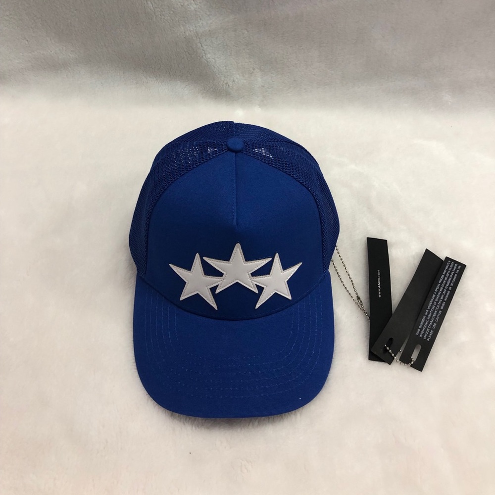 NWT$AMIRI Blue 3-stars Hat